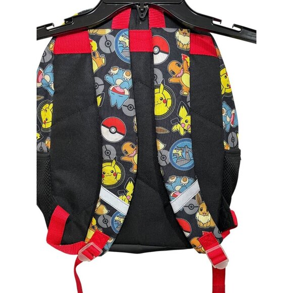 Bioworld Pokemon Kids' 16" Backpack Featuring Pikachu Eevee Charmander Unisex - Picture 5 of 8